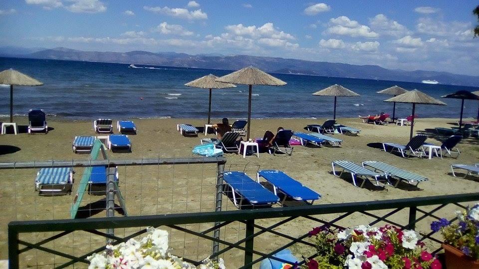 Akti Panela Beach Hotel Kávos Dış mekan fotoğraf