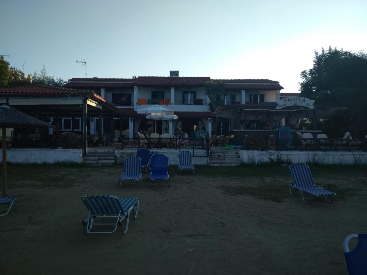 Akti Panela Beach Hotel Kávos Dış mekan fotoğraf