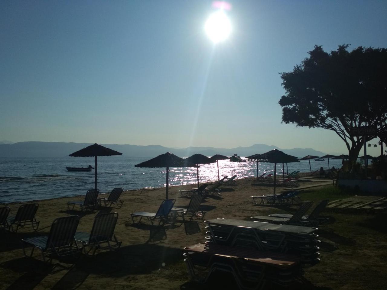 Akti Panela Beach Hotel Kávos Dış mekan fotoğraf