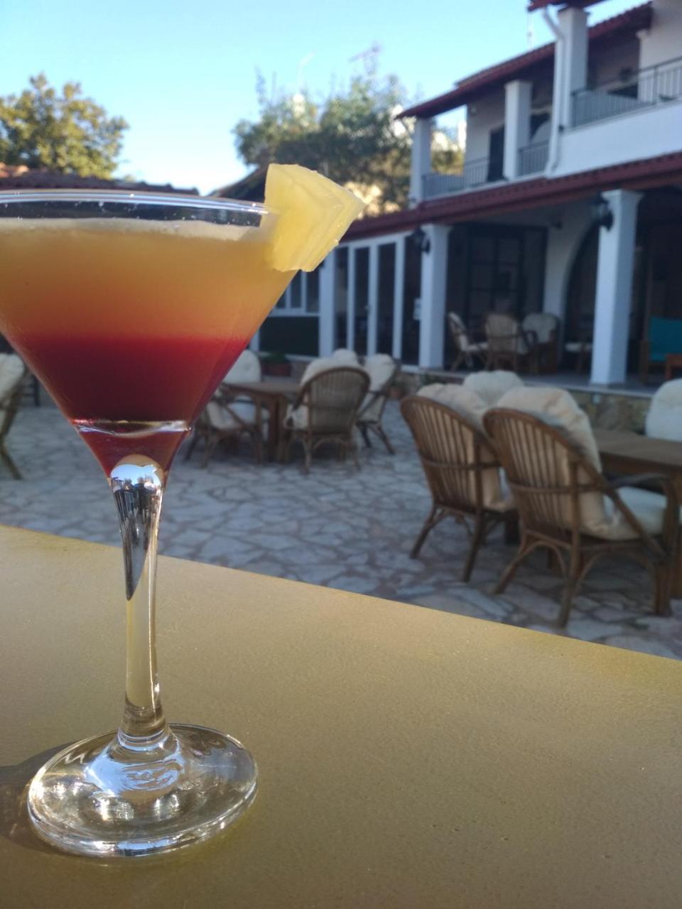 Akti Panela Beach Hotel Kávos Dış mekan fotoğraf