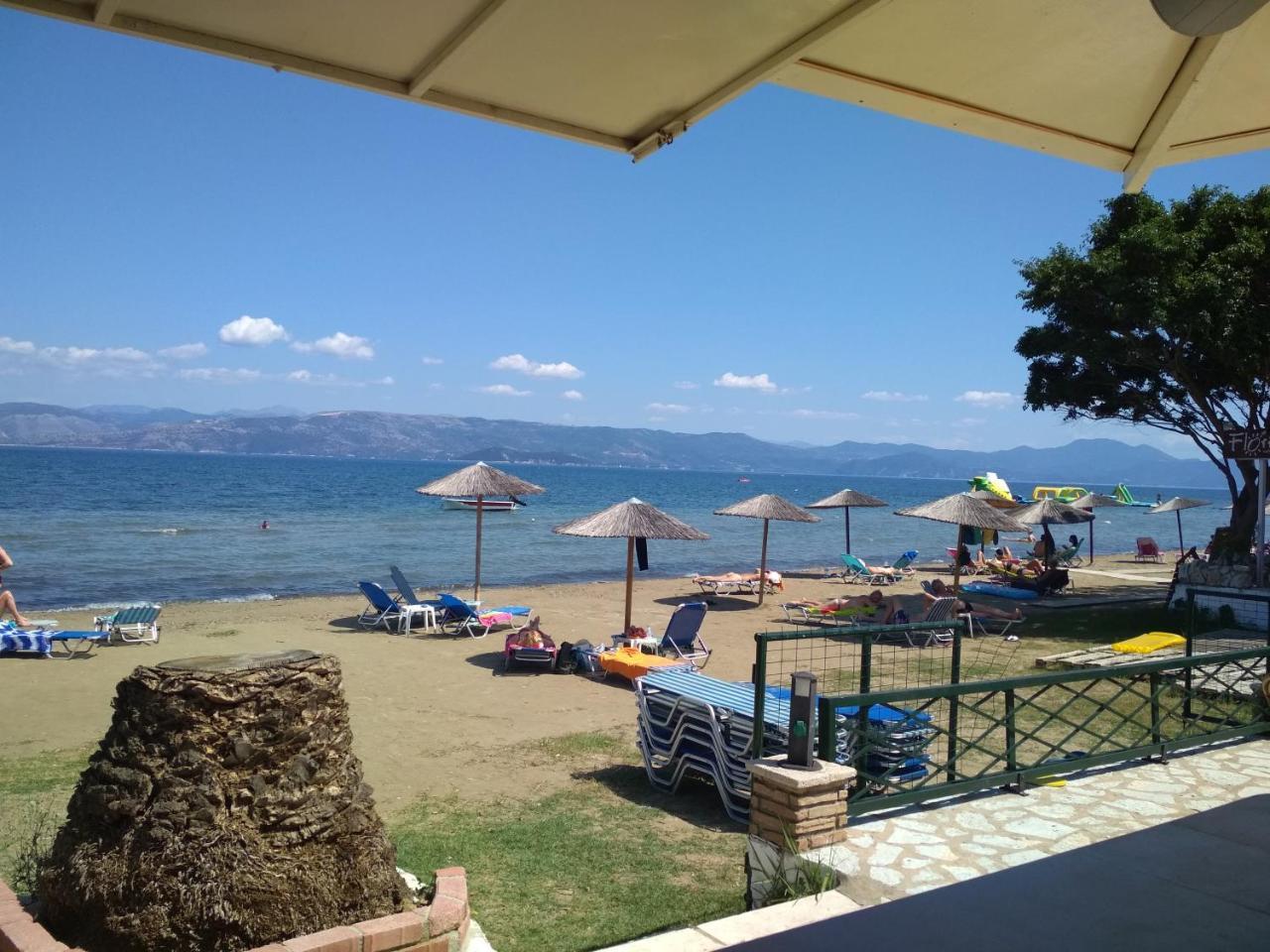 Akti Panela Beach Hotel Kávos Dış mekan fotoğraf