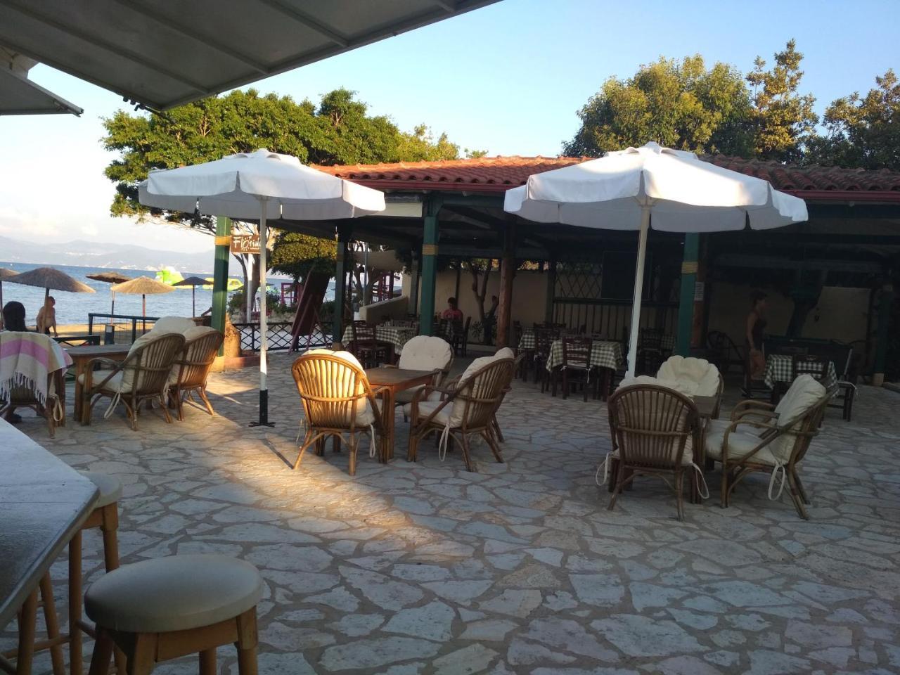 Akti Panela Beach Hotel Kávos Dış mekan fotoğraf