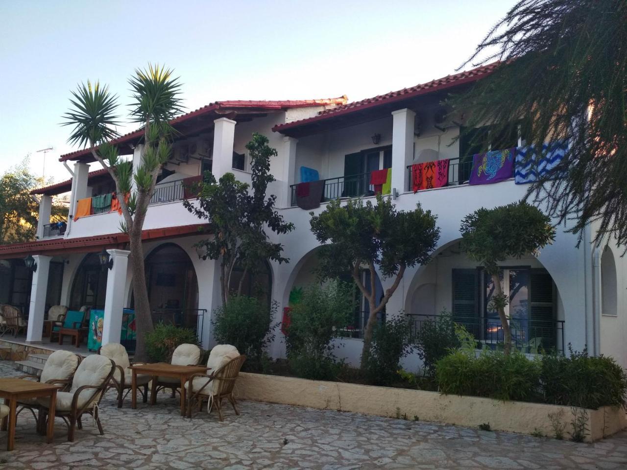 Akti Panela Beach Hotel Kávos Dış mekan fotoğraf